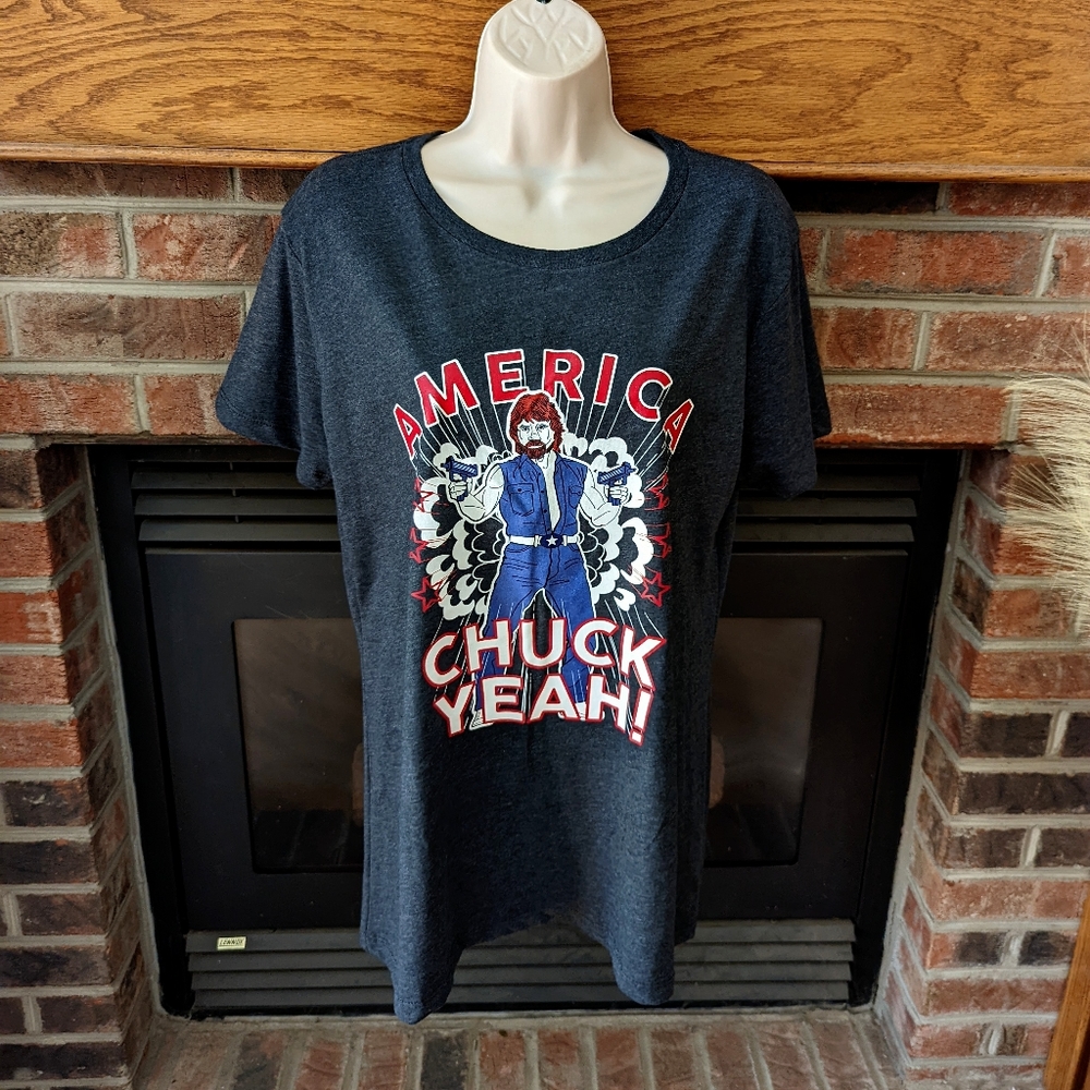 Chuck Norris t-shirt brand new without tags women's size XL